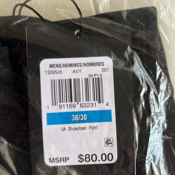 NEW Under Armour Showdown Pant Mens 36x30 - Picture 5 of 5